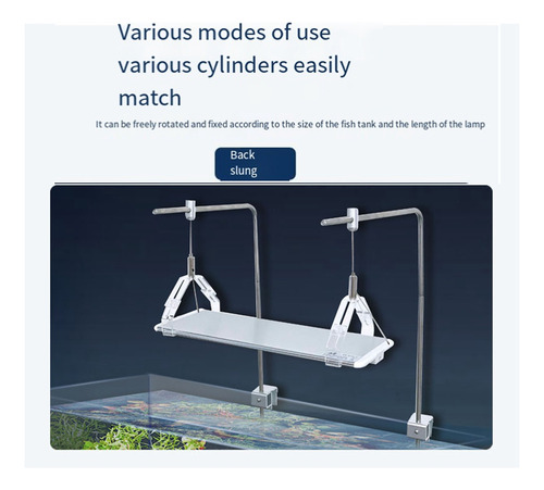 Soporte De Montaje Led Universal Ajustable Para Acuarios, Pe