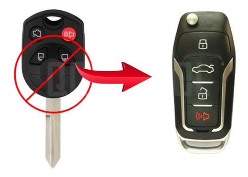 Llave Encendido Keydy Ford Edge Escape Fusion