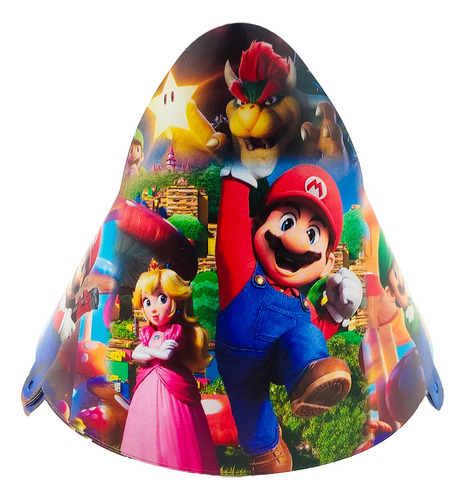 12 Sombreros Gorro Fiesta Mario Bros