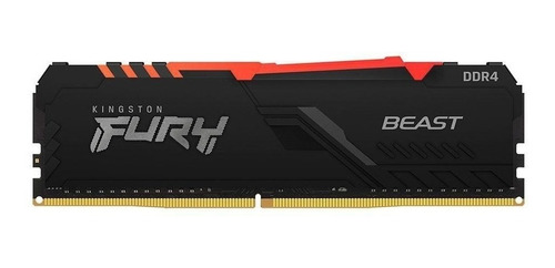 Imagem 3 de 4 de Memória Para Desktop 16gb 3200mhz Ddr4 Kingston Beast Rgb