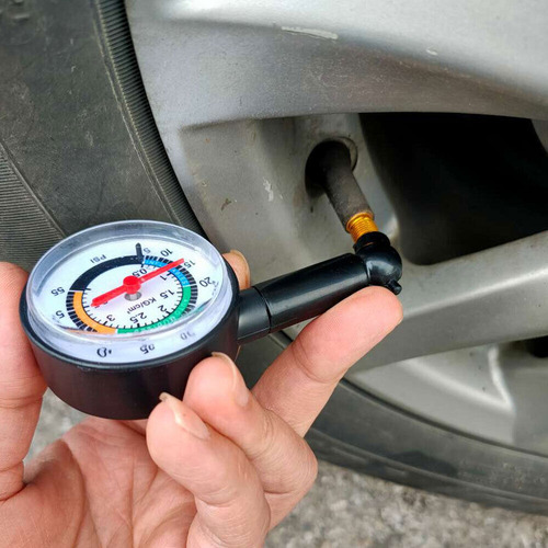 Medidor Presión Llantas Manómetro Calibrador Aire Auto Bici