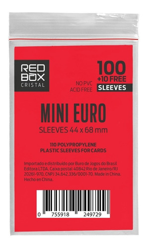 Folio/protector Red Box Cristal Mini Euro X110 Muy Lejano