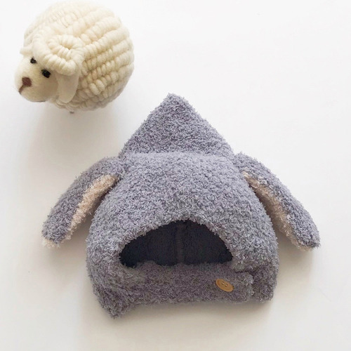 Imagen 3 de 6 de Gorro Con Cuello Para Bebé Niño/a Diseño Invierno Calientito