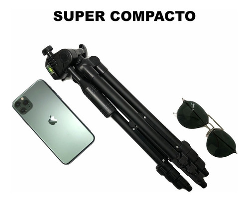 Imagem 2 de 8 de Kit De Tripé Universal Profissional + Suporte De Celular