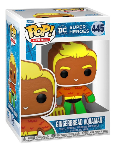 Funko Pop! Heroes #445 - Dc Heroes: Gingerbread Aquaman