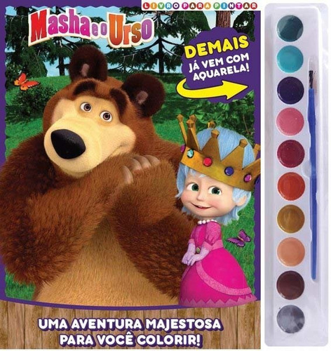 Masha E O Urso - Livro Para Pintar - Ed2, De Diversos Autores. Editora Editora On-line Em Português
