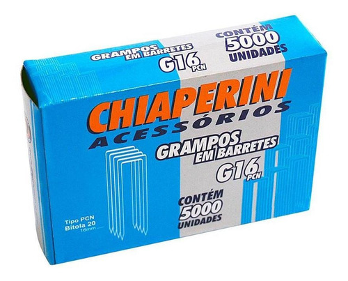 Grampo Para Grampeador Ch G-16 5,1 X 16mm G-16pcn Chiaperini