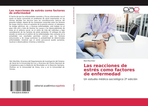 Libro:las Reacciones De Estrés Como Factores De Enfermedad: