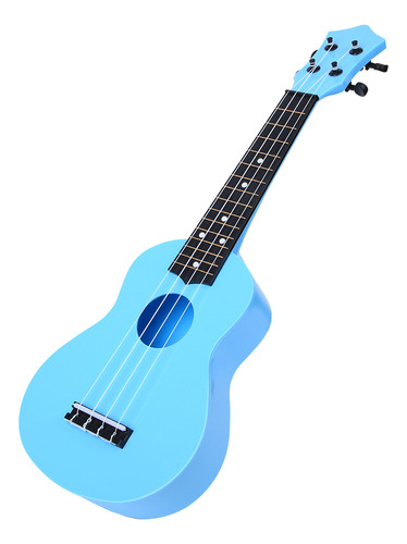 Ukelele, 21 Pulgadas, Plástico Azul, 4 Cuerdas, Sonido Disto