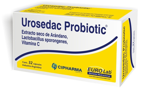 Urosedac Probiotic X 32 Capsulas
