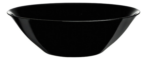 Luminarc Carine Saladeira Bowl 2,4l Vidro Temperado Preto