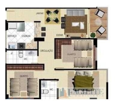 Imagem 1 de 6 de Apartamento A Venda Em Intermares - 22654-11190