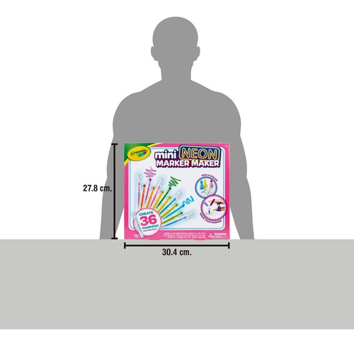 Creador De Plumones Crayola Marker Maker Mini Neon +3 Años