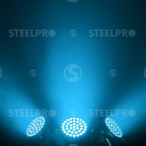 Imagen 6 de 10 de Steelpro - Cañon Par Led 40 X 3 Watts - Rgb 3 En 1 - 403-mpr