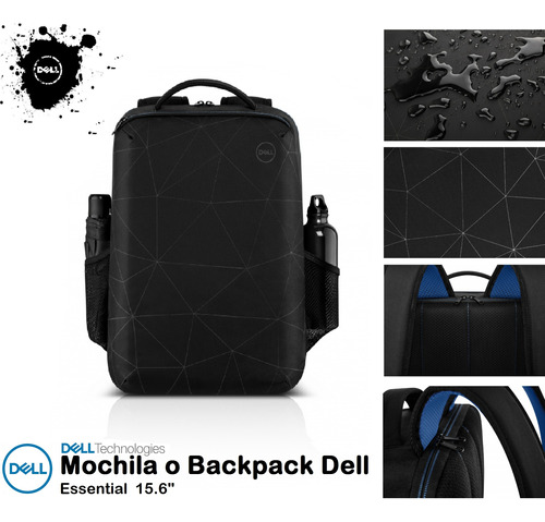 Mochila Dell De 15.6-inch   |  Essential  Negra   100% Nuevo