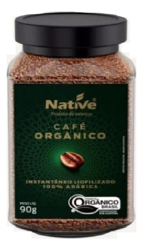 Café Solúvel Liofilizado Orgânico Native 90g