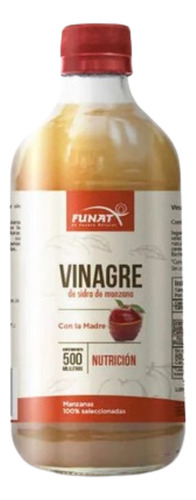 Vinagre De Sidra De Manzana Con La Madre Orgánico 500ml 