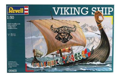 Maqueta Revell - Viking Ship 1/50 - Barco Vikingo