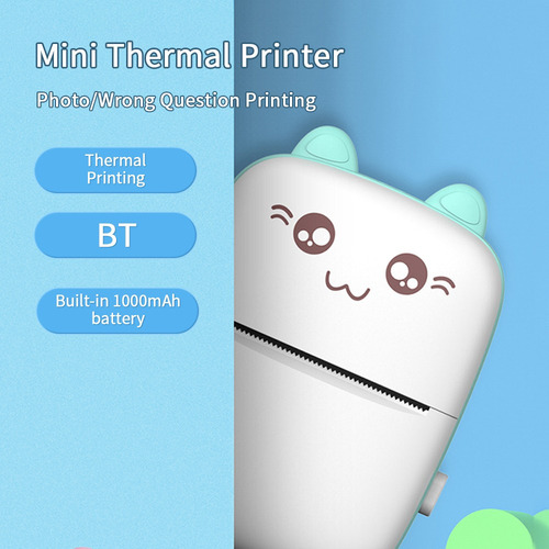Mini Impresora Térmica Portátil Inalámbricamente Bt 200dpi F