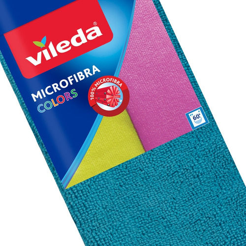 Imagen 5 de 9 de Paño 100% Microfibra Trapo Repasador Absorbente X 2 Unidades Color Rosa Y Verde