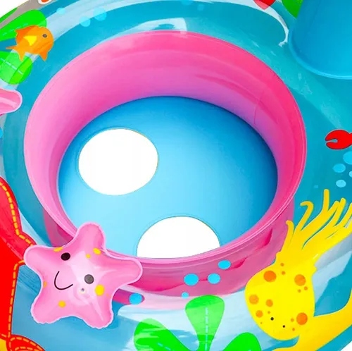 Flotador Inflable Bebe Niña Sombrilla