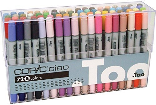 Copic Ciao I72b Marcadores De La Serie B, 72-piece.