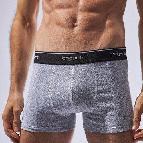 Imagen 4 de 10 de Boxer Hombre Algodón Briganti Pack X6 Calzoncillos Hxim09530