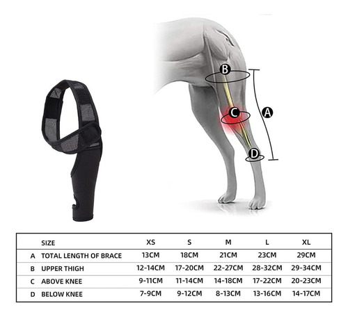 D Soporte De Rodilla Para Patas Traseras Para Perros, De