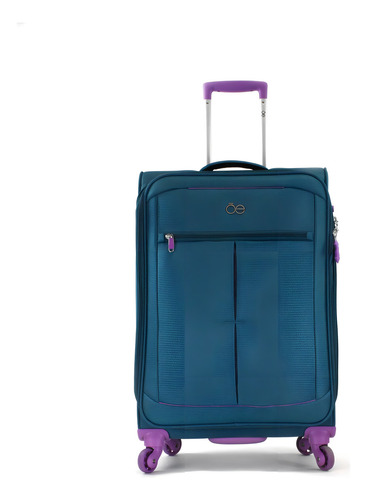 Equipaje Textil Ultraligero 24 Cloe Unisex Color Turquesa