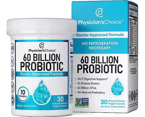 Physician's Choice Probióticos 60 Mil Millones 30 Capsulas