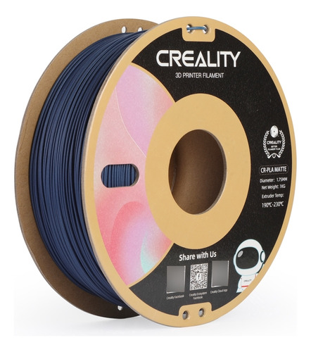 Creality Filamento Cr-pla Mate 1,75mm 1kg Azul
