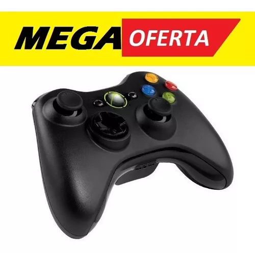 Controle Para Xbox 360 E Pc Com Fio Joystick Branco em Promoção na