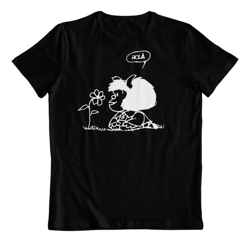 Polera Algodon Estampada Dtf Mafalda 2