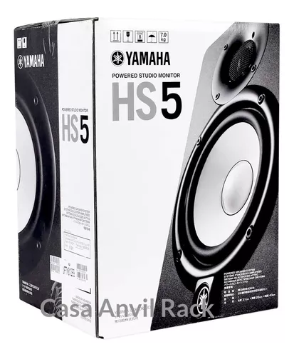 Monitor de estudio Yamaha HS5 campo cercano biamplificado-negro