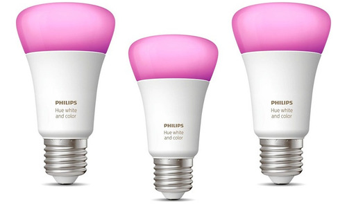 Combo X3 Philips Hue Lámpara Individual E27 Bluetooth Color 