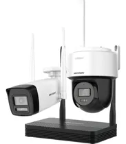 Comprar Kit 2 Cámaras Wifi Bala + Domo Pt Nvr Hikvision Easylink 2mp