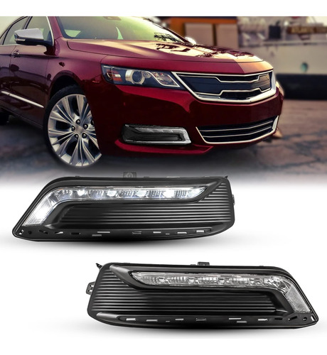 Oxx Luz Antiniebla Led Drl Para Chevy Impala Conduccion Kit