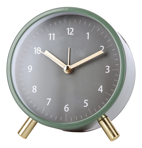Reloj Electrónico Con Alarma Verde, Reloj Nórdico Silencioso