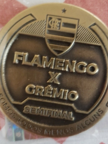 Moeda Flamengo X Grêmio Semifinal Libertadores