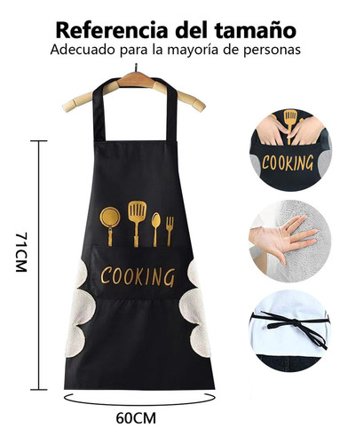 - Mandil Chef Mandiles De Cocina Delantal Impermeable