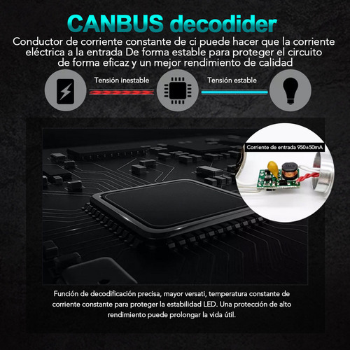 Py1.for Faros Antiniebla Led Dl H27 881 862 886 889 894...