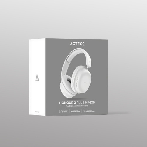 Audífonos Inalámbricos Over Ear Honour 2 Plus Hp626 Advanced Color Blanco
