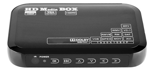 Mini Reproductor Multimedia Full Hd De 110 A 240 V, 1080p, C