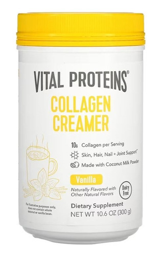 Collagen Creamer - Vital Proteins (300 Gr) Sabor Vainilla