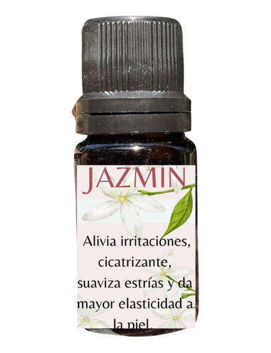 Aceite Esencial De Jazmín. 10ml. Natural Herbs. 