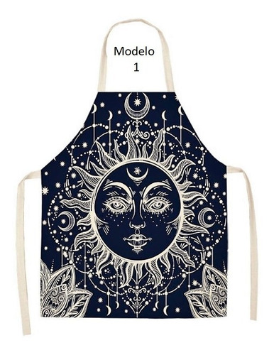 Delantal Cocina Hombre/mujer. Estampado Astros/ Sol