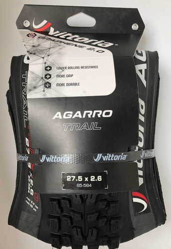 Cubierta Vittoria Agarro Downhill Antracite Mtb 27.5 X 2.60