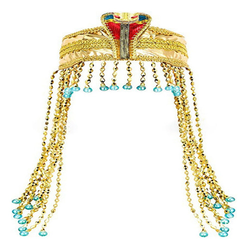 Tocado Egipcio Para Mujer, Corona, Diadema De Reina Egipcia