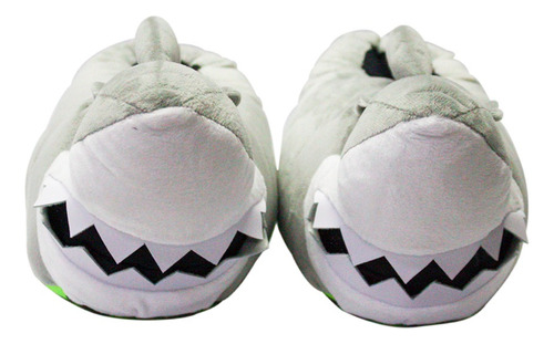 Babuchas Pantuflas Tiburon Gris / Shark 