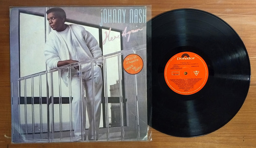 Johnny Nash Here Again 1986 Disco Lp Vinilo